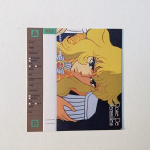 LADY OSCAR  CASSETTE INDEX  VINTAGE RIYOKO IKEDA