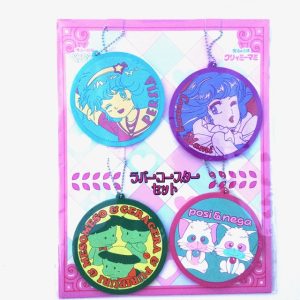 CREAMY MAMI SET RUBBER COASTER "CREAMY AND EVELYN" AKEMI TAKADA