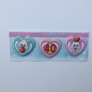 CREAMY MAMI SET PINS 40th ANNIVERSARY "STRAWBERRY" AKEMI TAKADA