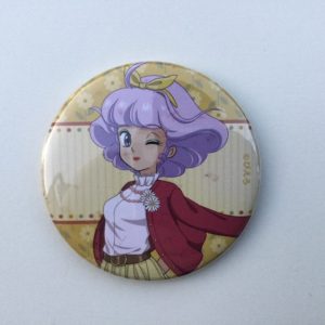 CREAMY MAMI PIN BADGE CREAMY "RED JACKET" AKEMI TAKADA