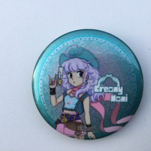 CREAMY MAMI PIN BADGE BACKSTAGE GLAMOUR  CREAMY "GUN" AKEMI TAKADA HK