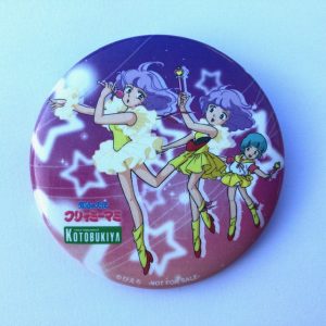 CREAMY MAMI PIN BADGE KOTOBUKIYA "YU AND CREAMY" AKEMI TAKADA