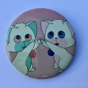 CREAMY MAMI PIN BADGE LOTTERIA "POSI AND NEGA" AKEMI TAKADA