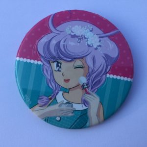 CREAMY MAMI PIN BADGE CREAMY VISO SEASON "POWDER" AKEMI TAKADA