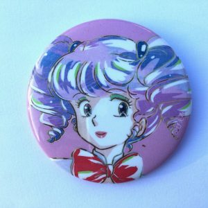 CREAMY MAMI PIN BADGE ANI ART CREAMY " RED PAPILLON" AKEMI TAKADA