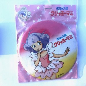 CREAMY MAMI PIN BADGE 30th ANNIVERSARY "PINK DRESS" AKEMI TAKADA