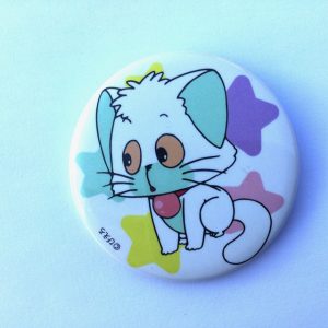 CREAMY MAMI PIN BADGE "NEGA" AKEMI TAKADA