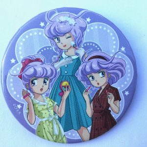 CREAMY MAMI PIN BADGE CREAMY SEASON "THREE VERSIONS" AKEMI TAKADA