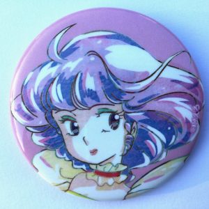 CREAMY MAMI PIN BADGE ANI ART CREAMY " VISO" AKEMI TAKADA