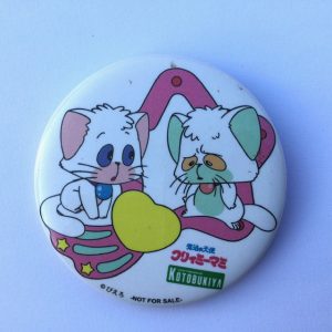 CREAMY MAMI PIN BADGE KOTOBUKIYA "POSI AND NEGA" AKEMI TAKADA