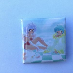 CREAMY MAMI SQUARED PIN BADGE CREAMY AND YU  AKEMI TAKADA