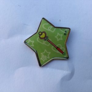 CREAMY MAMI STAR-SHAPED METAL PIN "STICK" AKEMI TAKADA