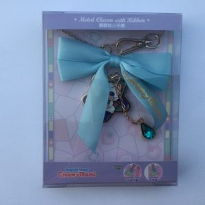 CREAMY MAMI METAL CHARM  WITH RIBBON "NEGA" AKEMI TAKADA