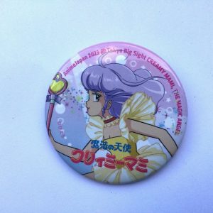 CREAMY MAMI PIN BADGE CREAMY YELLOW DRESS "PROFILE" AKEMI TAKADA