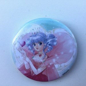 CREAMY MAMI PIN BADGE "CROWN AND RED DRESS" AKEMI TAKADA
