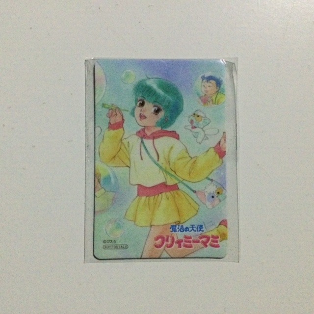 CREAMY MAMI MAGNET CARD BONUS CAFE ZENON YU "DRAWING BRUSH" AKEMI TAKADA