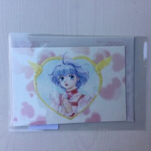 CREAMY MAMI POST CARD "RED COLLAR" AKEMI TAKADA