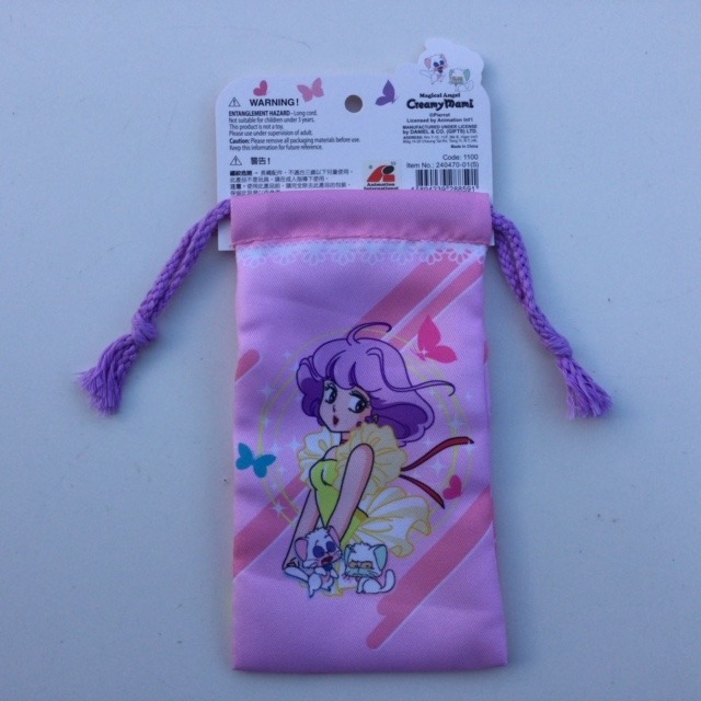CREAMY MAMI MEDIUM DRAWSTRING BAG "HIBISCUS" AKEMI TAKADA HK - immagine 3