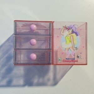 CREAMY MAMI PEN STAND WITH DRAWERS "YELLOW DRESS" AKEMI TAKADA HK