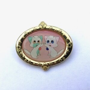 CREAMY MAMI OVAL PIN "POSI E NEGA" AKEMI TAKADA HK
