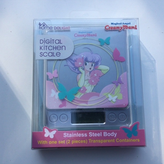 CREAMY MAMI DIGITAL KITCHEN SCALE "HIBISCUS" AKEMI TAKADA HK