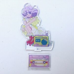 CREAMY MAMI ACRYLIC STAND KAMIO "YELLOW RADIO" AKEMI TAKADA
