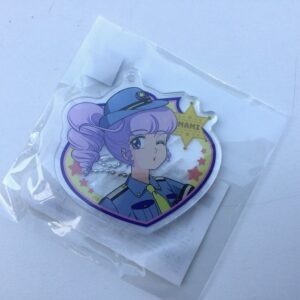 CREAMY MAMI HEART-SHAPED ACRYLIC KEYCHAIN "POLICEWOMAN" AKEMI TAKADA
