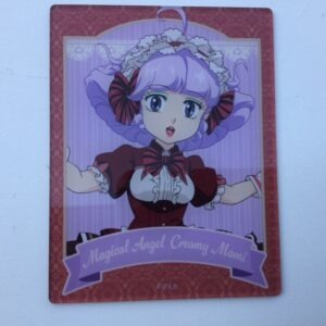 CREAMY MAMI ACRYLIC CARD ATHREE3 SWEETS "BLACK AND RED RIBBON" AKEMI TAKADA