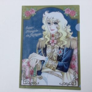 LADY OSCAR CLEAR FILE "OSCAR IN BLUE UNIFORM" RIYOKO IKEDA