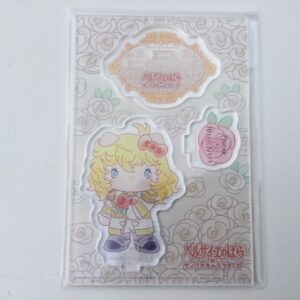 LADY OSCAR X HELLO KITTY ACRYLIC STAND "WHITE UNIFORM" RIYOKO IKEDA